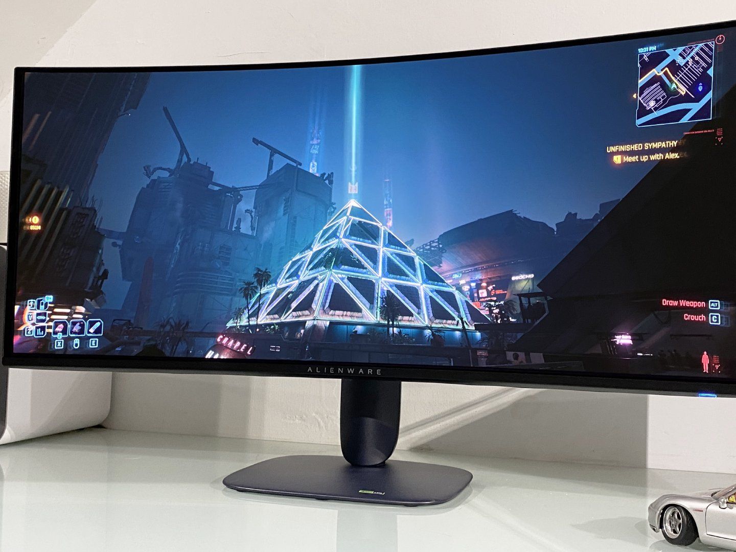 Alienware 34 Gaming Monitor 本体 Alienware 34 曲面 QD-OLED ゲーミングモニター - AW3423DWF