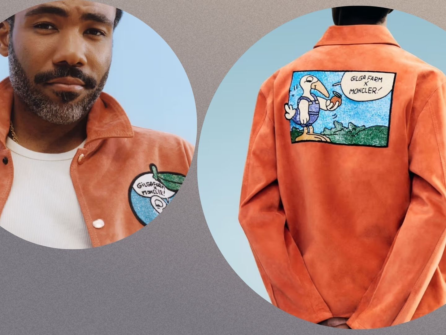 Donald Glover harvests farmer chic with new Moncler range