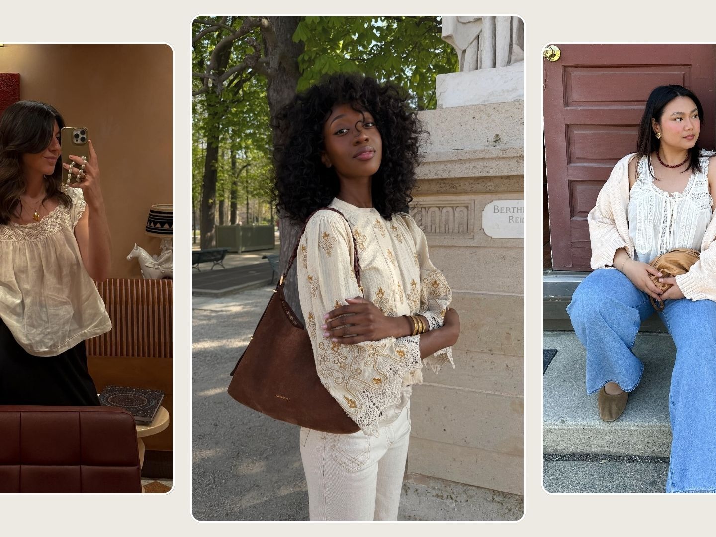 The Best White Embroidered Blouses for the Chicest Spring Yet