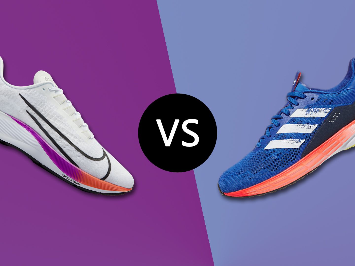 nike air zoom pegasus 38 vs adidas ultraboost 21