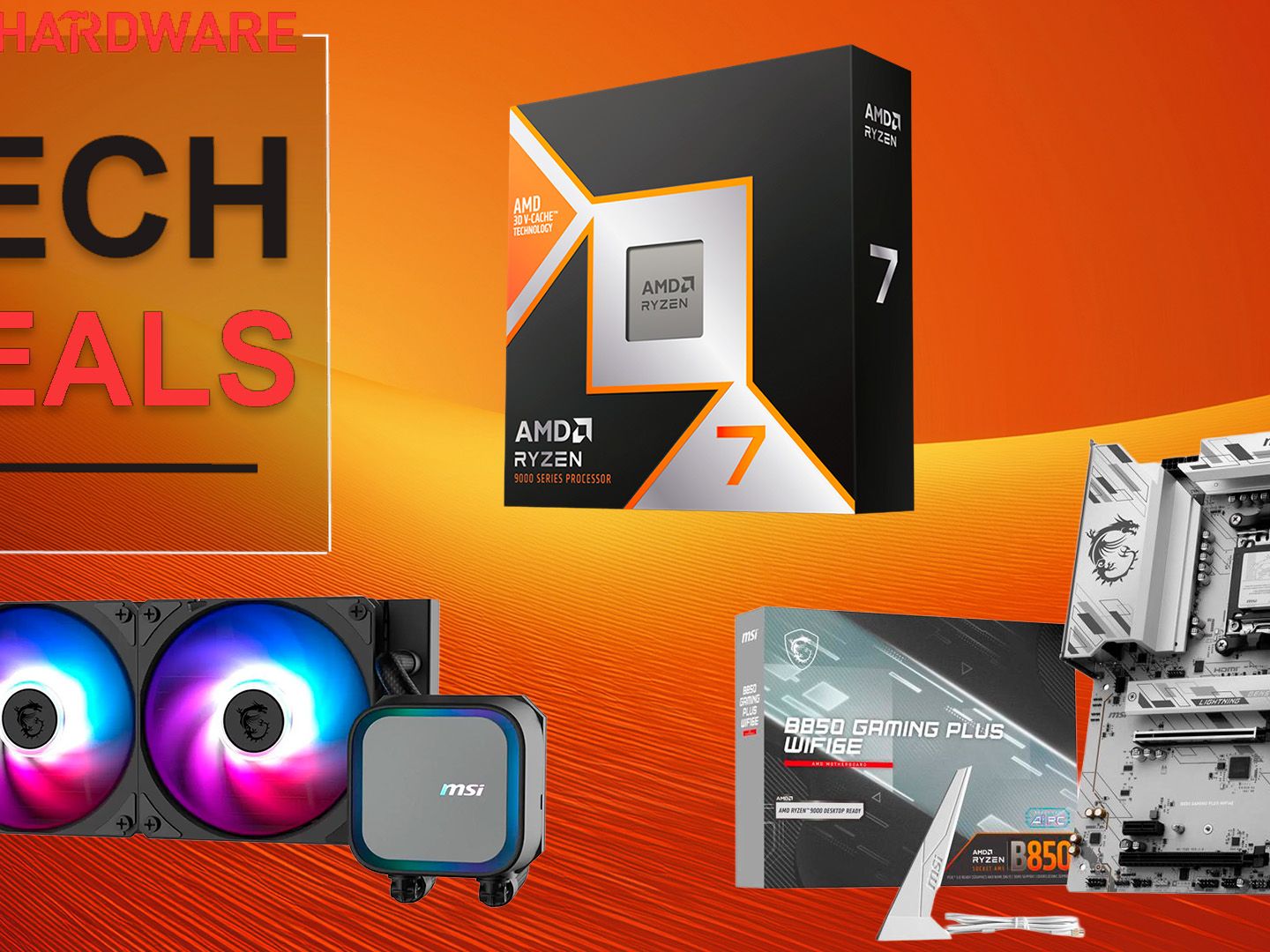 Ryzen 7 9800x3d MB B850 LiveMix 850w電源 Save $160 off AMD's ultimate gaming CPU combo, includes