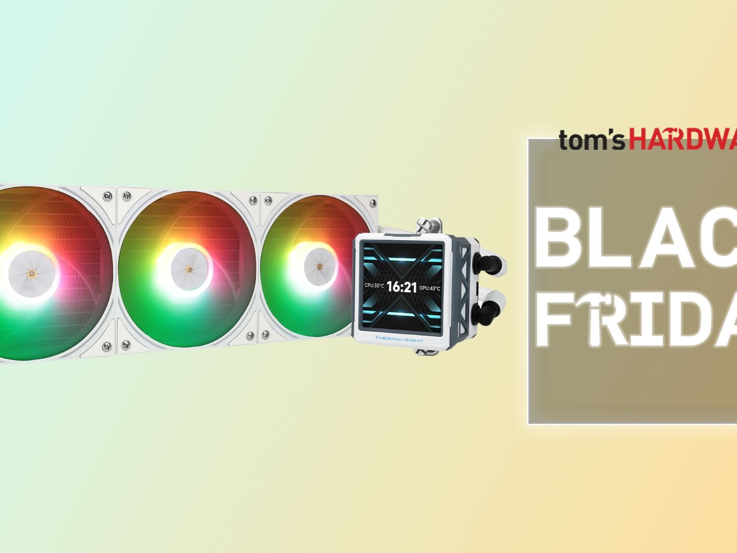 This 360mm liquid cooler with 2.88-inch LCD screen is just $75 off