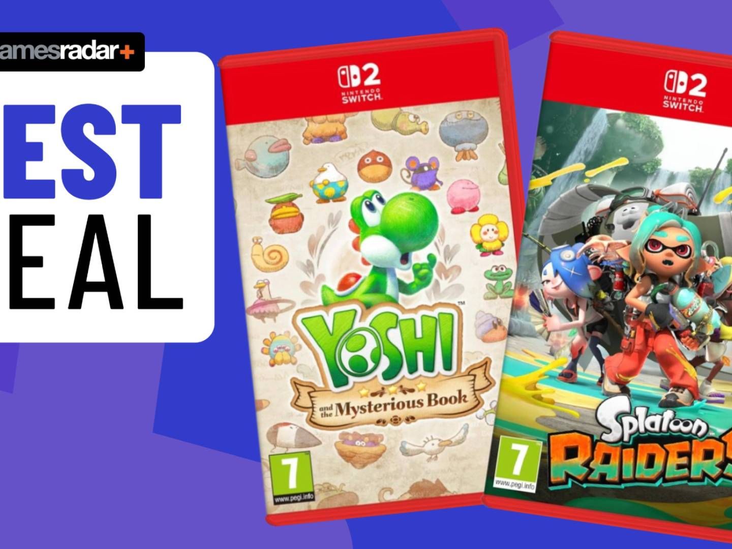 There are major discounts on Splatoon Raiders and Yoshi and the 