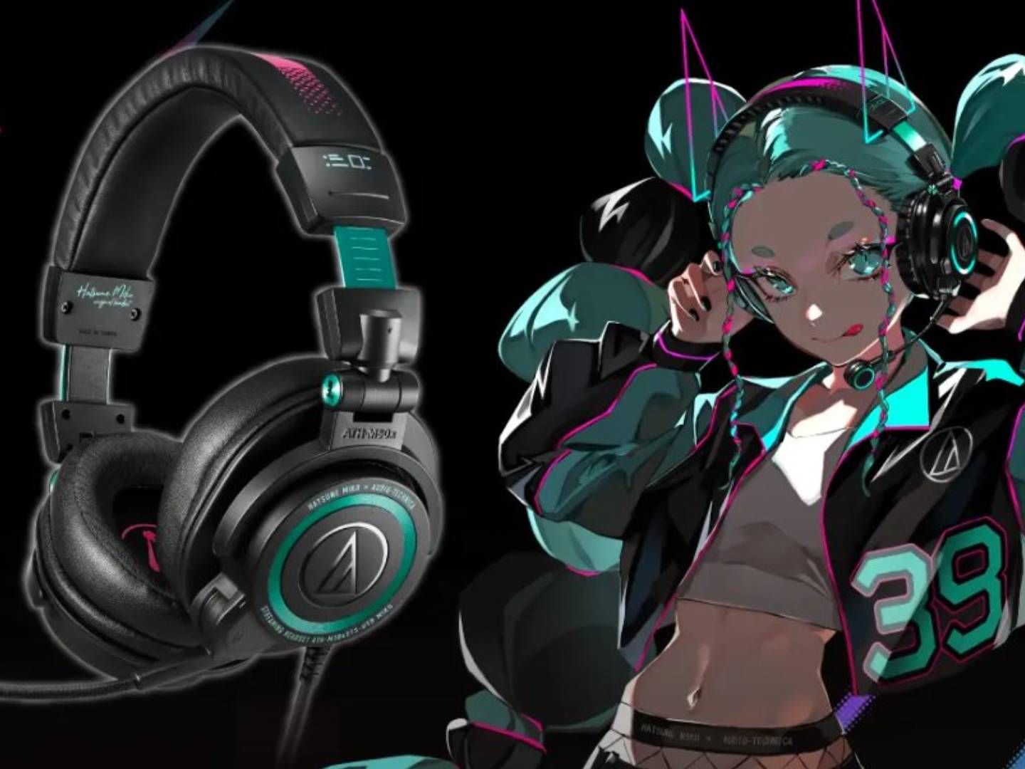 Vocaloid fans are eating good, as a new Hatsune Miku headset has