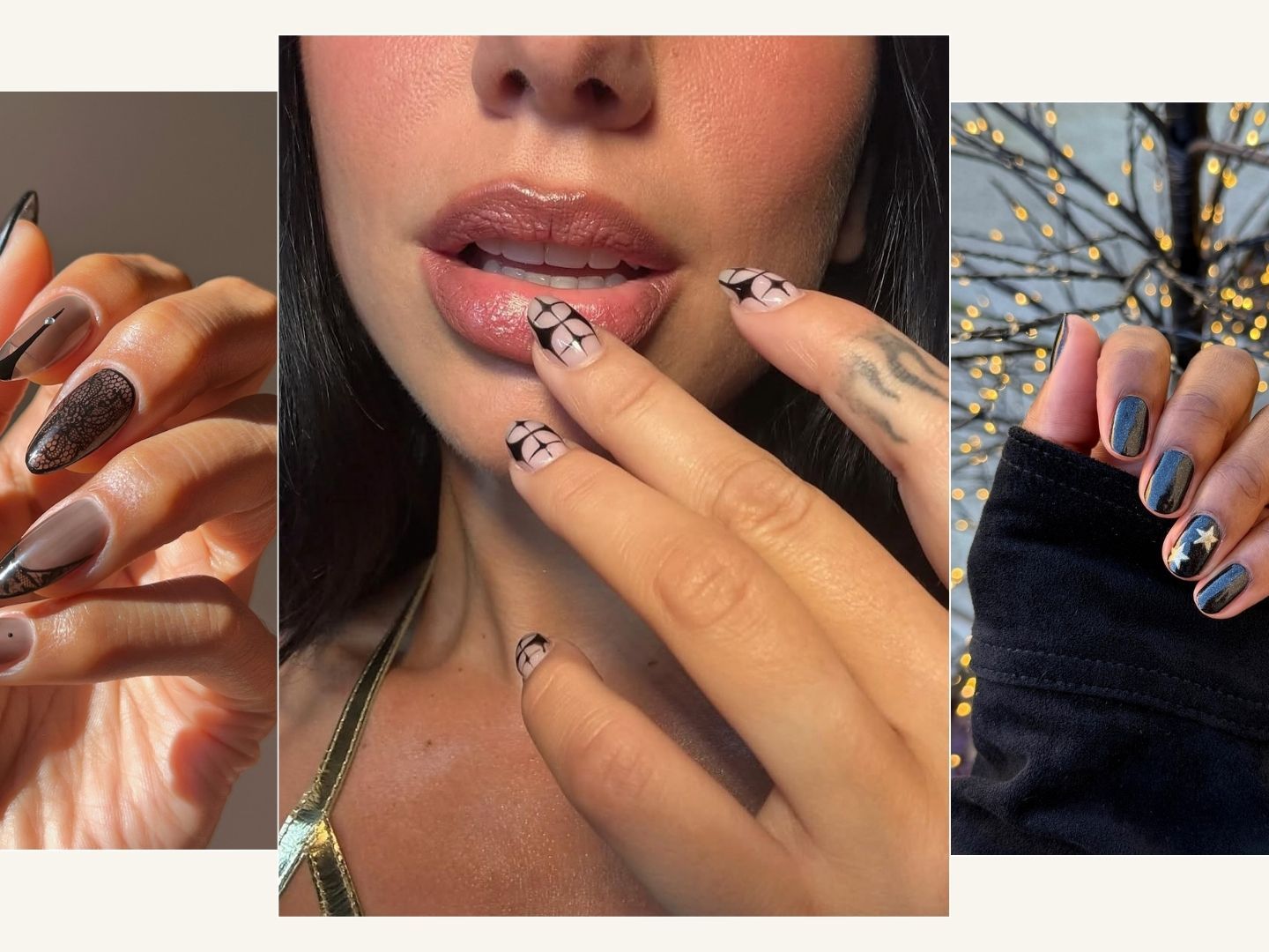 21 Black Nail-Art Ideas for Your Chicest Manicure Yet | Who What Wear 21 Black Nail-Art Ideas for Your Chicest Manicure Yet | Who What Wear