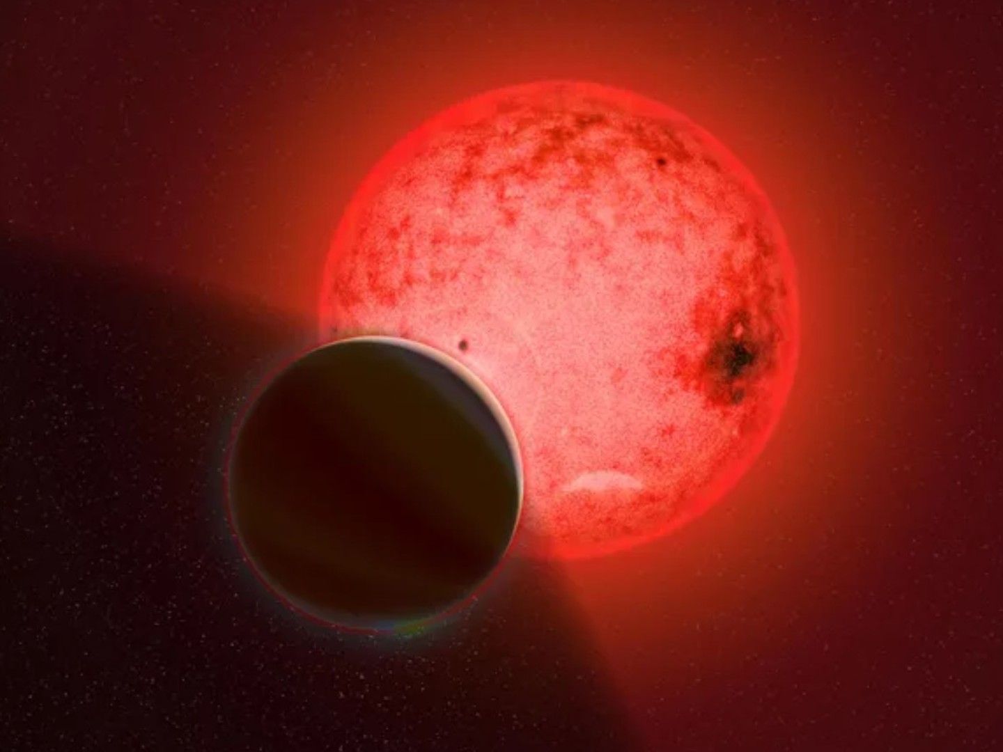 Massive 'forbidden planet' orbits a tiny star only 4 times