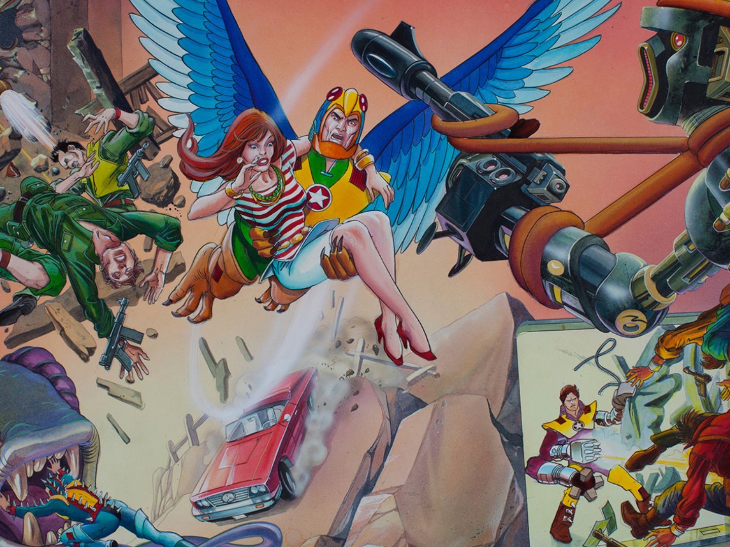 A long-hidden trove of Jack Kirby art has been unearthed for