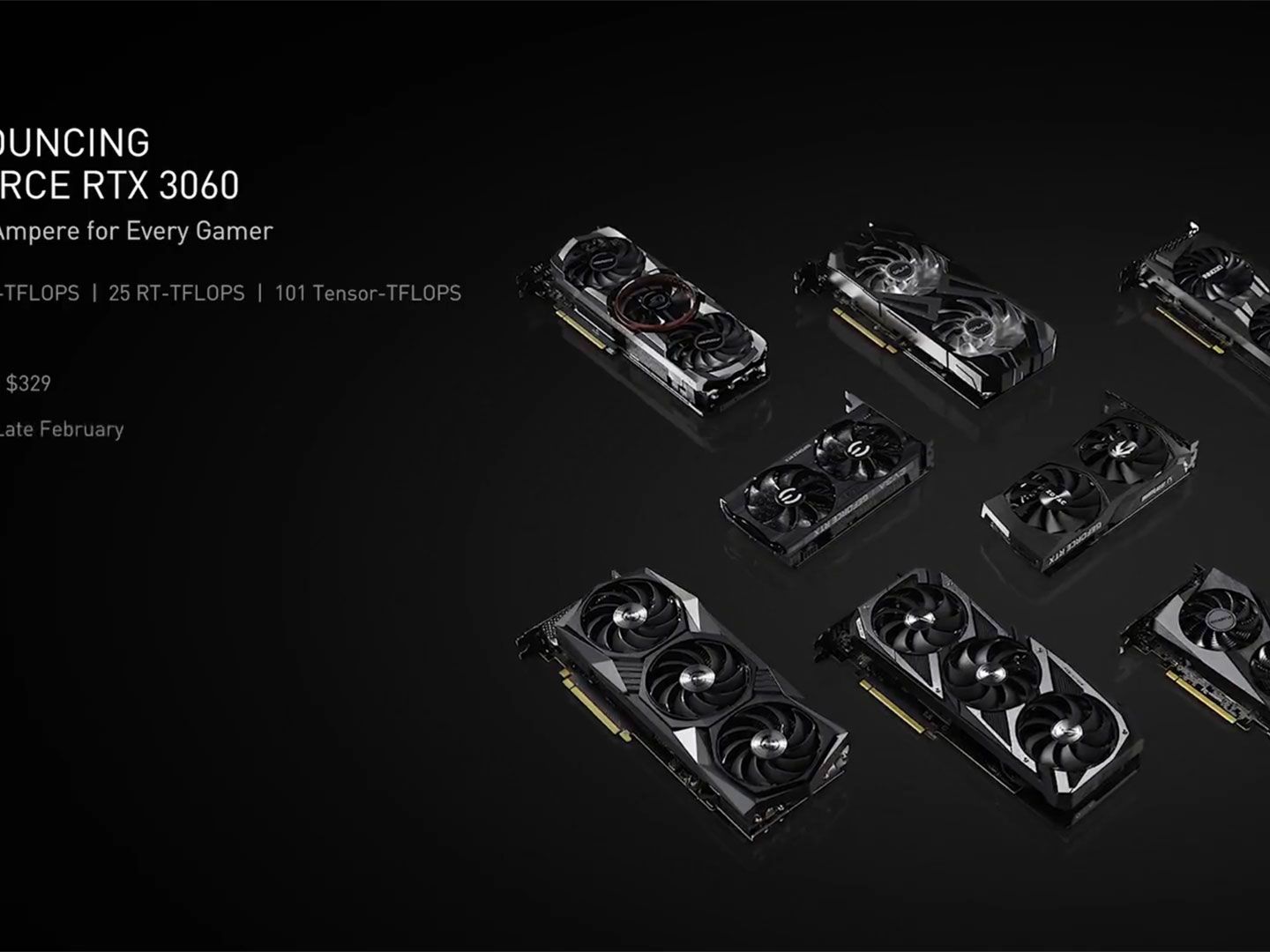 Nvidia RTX 3060 (12GB) Coming in Feb for $329 | Tom's Hardware