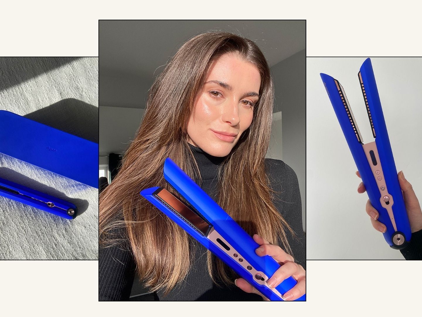 Dyson Blue Hair Straightener Dyson Airstrait™ dryer and straightener (Prussian Blue/Rich  main image 2