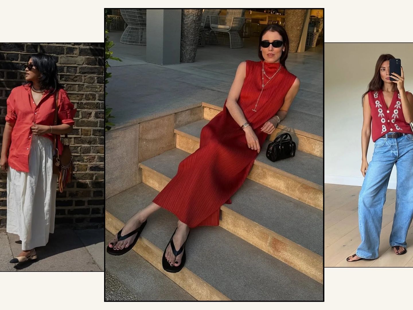 can you wear a red dress in the summer Something about a red dress just makes my confidence go comment RED for links to this perfectly classic red linen dress for summer!, ., ., ., ., ., ., ., ., ., ., ., #ref #reformation #reddress