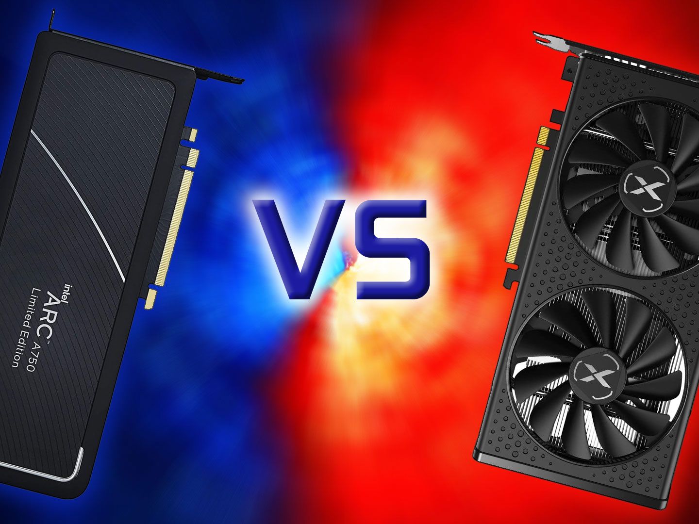 Arc A750 vs RX 6600 GPU faceoff: Intel Alchemist takes on AMD RDNA