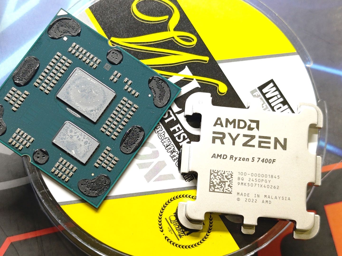 Ryzen 5 7400F uses thermal paste instead of solder, chip hits max