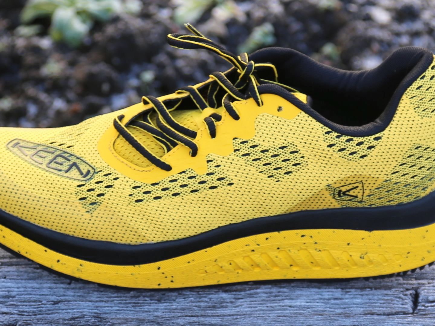 Keen WK400 Walking 1027061 Mens 10 Shoes Yellow Black Lace Up Athletic Sneakers Keen main image 4
