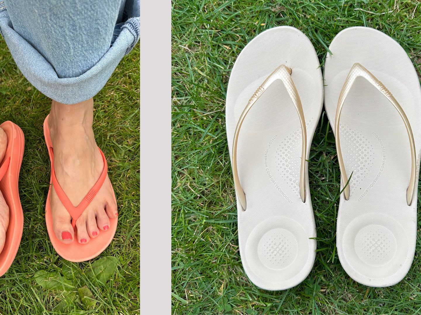 FitFlop iQUSHION Ergonomic Flip Flops review: Finally! I've found a pair of flip  flops I can comfortably wear all day | Woman \u0026 Home