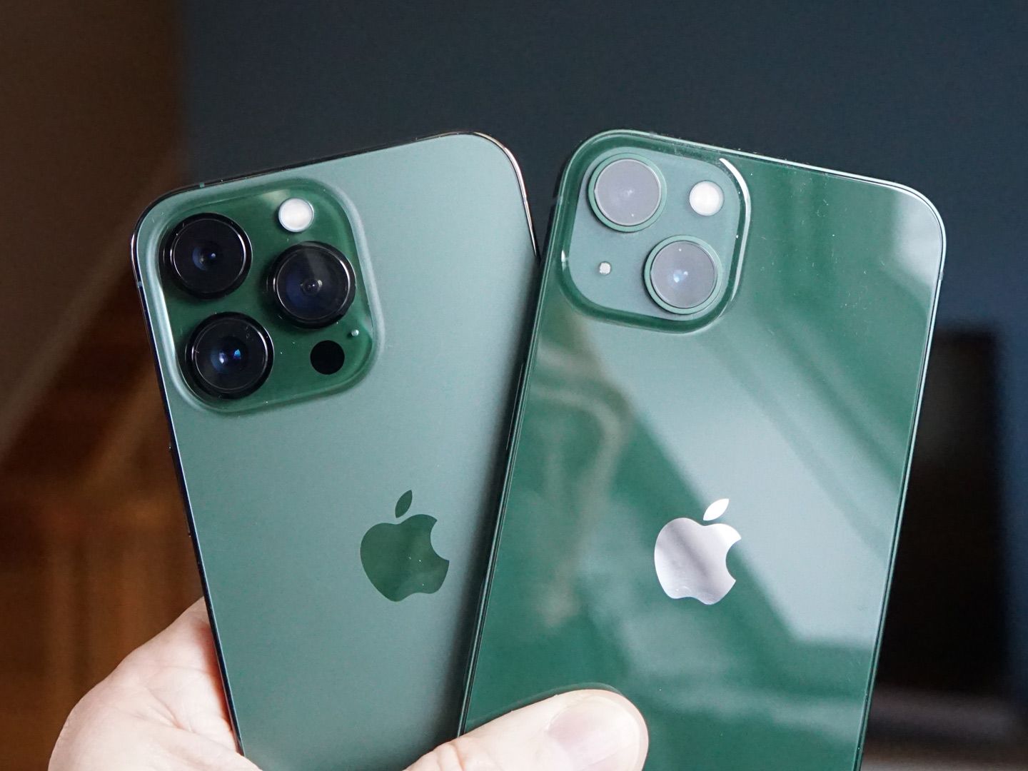 Hands-on Apple's Green iPhone 13 - it looks like wet paint, and we