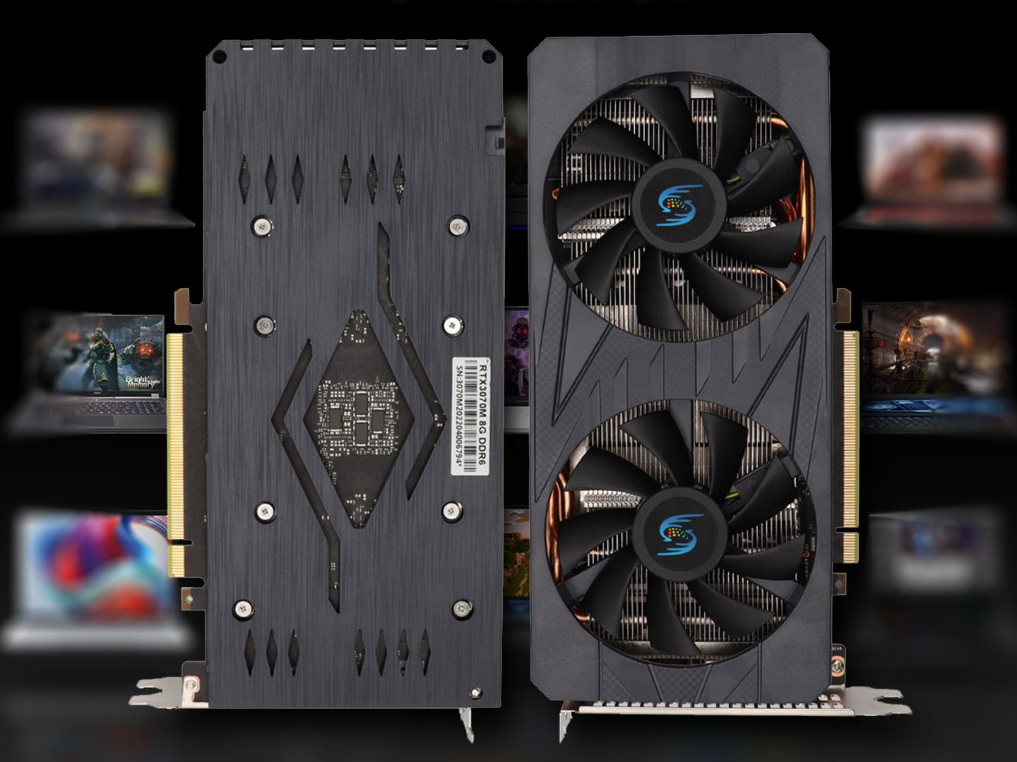 Laptop RTX 3070 GPU spotted inside a desktop graphics card, and of