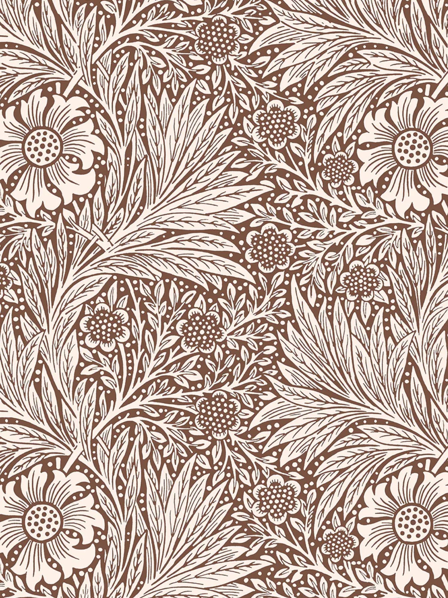 Marigold Umber wallpaper