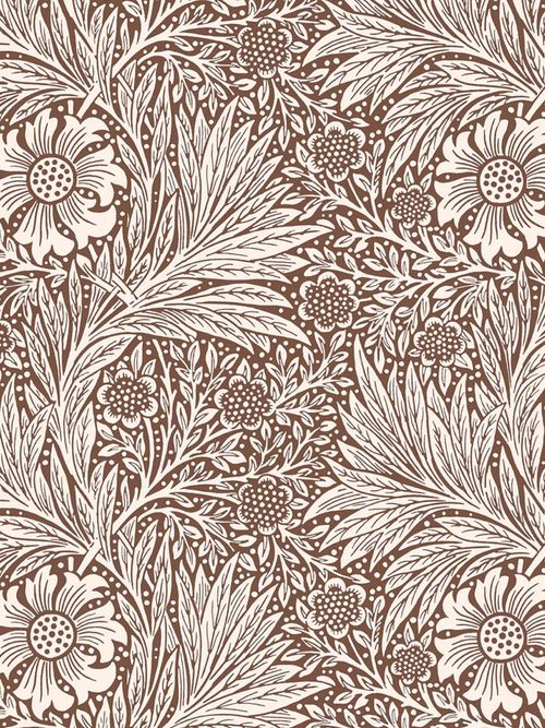 Marigold Umber wallpaper