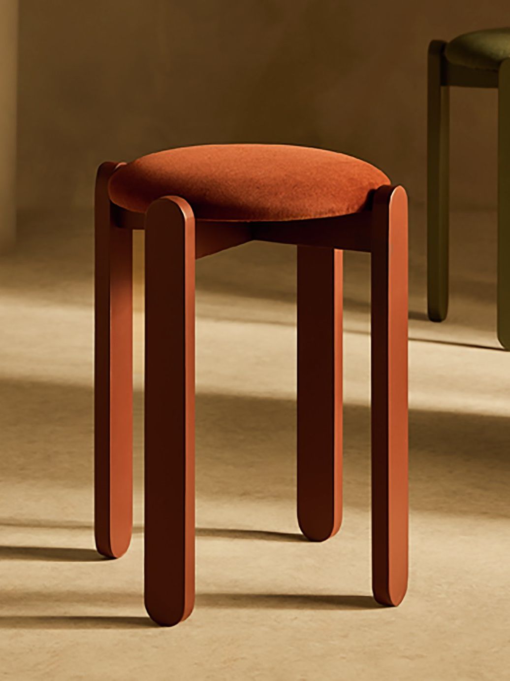 Habitat Sami Stacking Stool - Red