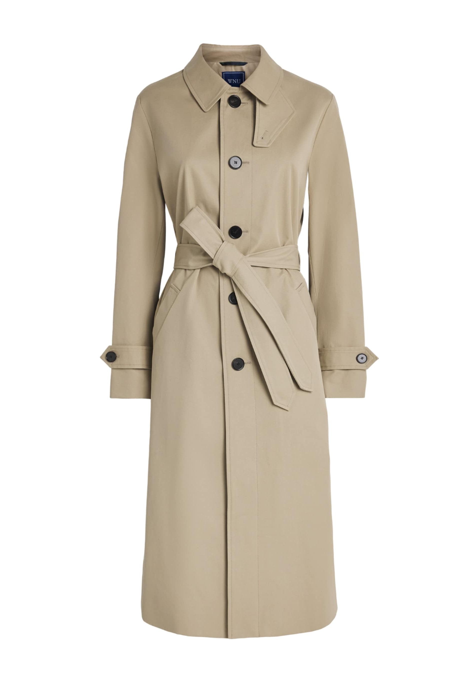 With Nothing Underneath Cotton Chatsworth Trench Coat
