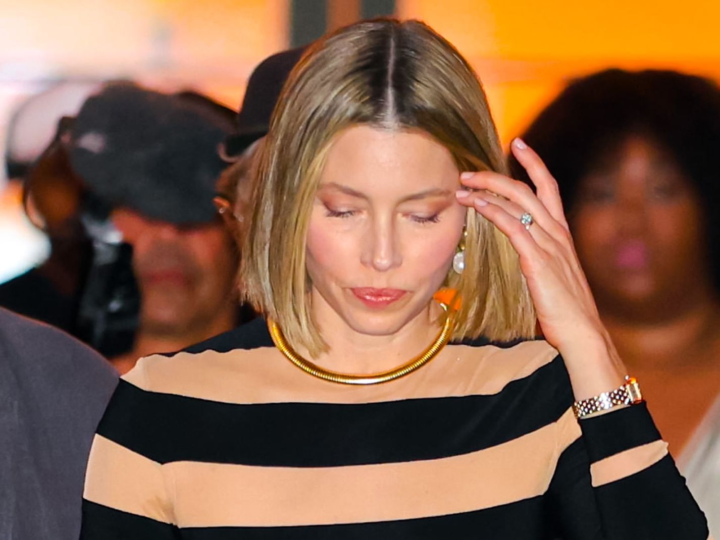 Jessica Biel Gives the Sheer Trend an Upgrade in a Norma Kamali Dress | Marie Claire Jessica Biel Gives the Sheer Trend an Upgrade in a Norma Kamali Dress | Marie Claire