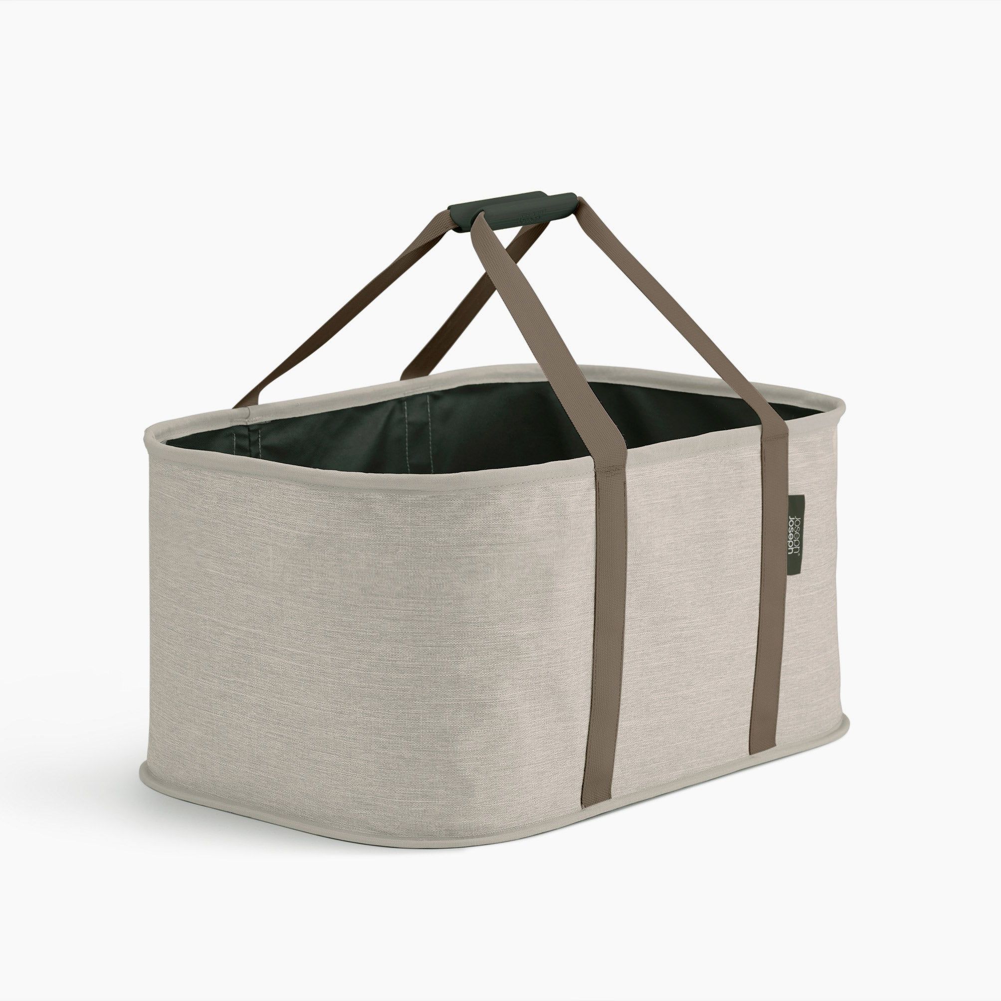 Hold-All&amp;trade; Ecru Collapsible 35l Laundry Basket