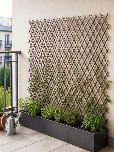 Willow Expanding Trellis for Garden Walls and Fences and Climbing Plants and Vegetables 1.8m X 60cm