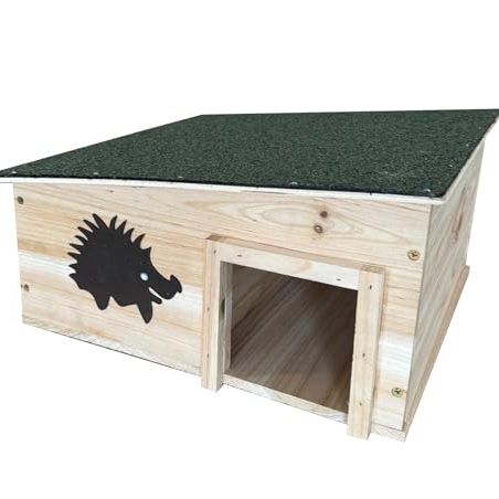 Selections Wooden Hedgehog House &amp;amp; Hibernation Shelter Predator Proof With Solid Floor &amp;amp; 2 Chambers