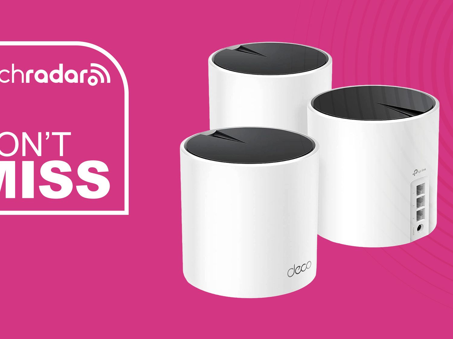 The TP-Link Deco X55 3-pack mesh Wi-Fi 6 system drops to $150
