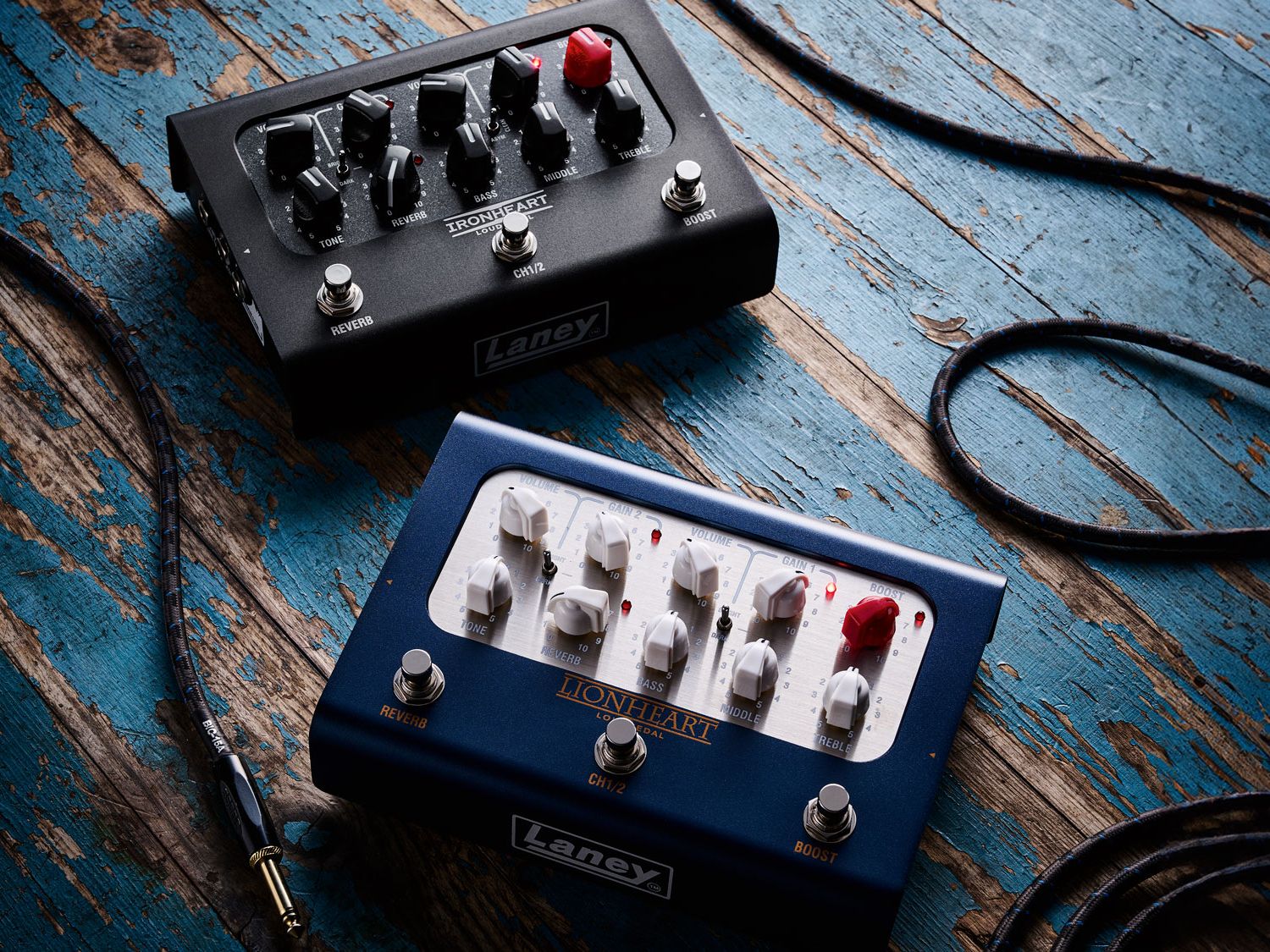 Laney Black Country Customs Ironheart and Lionheart LoudPedals