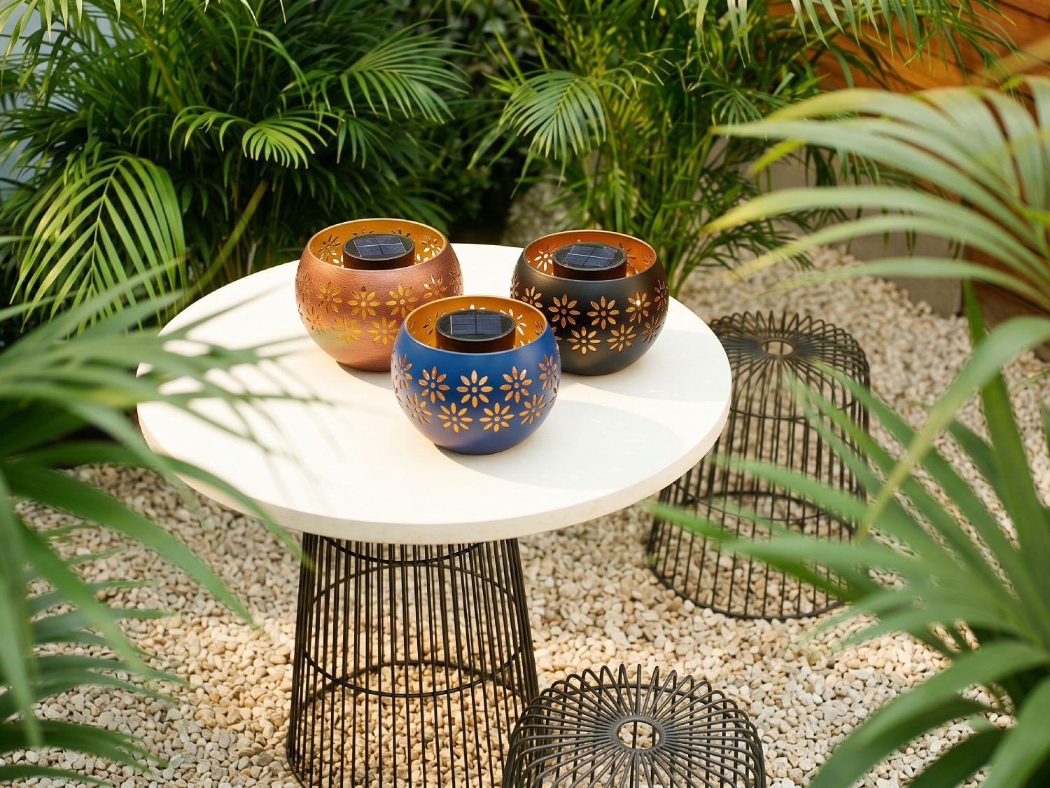 ALDI's Solar Backyard Fire Bowl is the Patio Upgrade Your Backyard