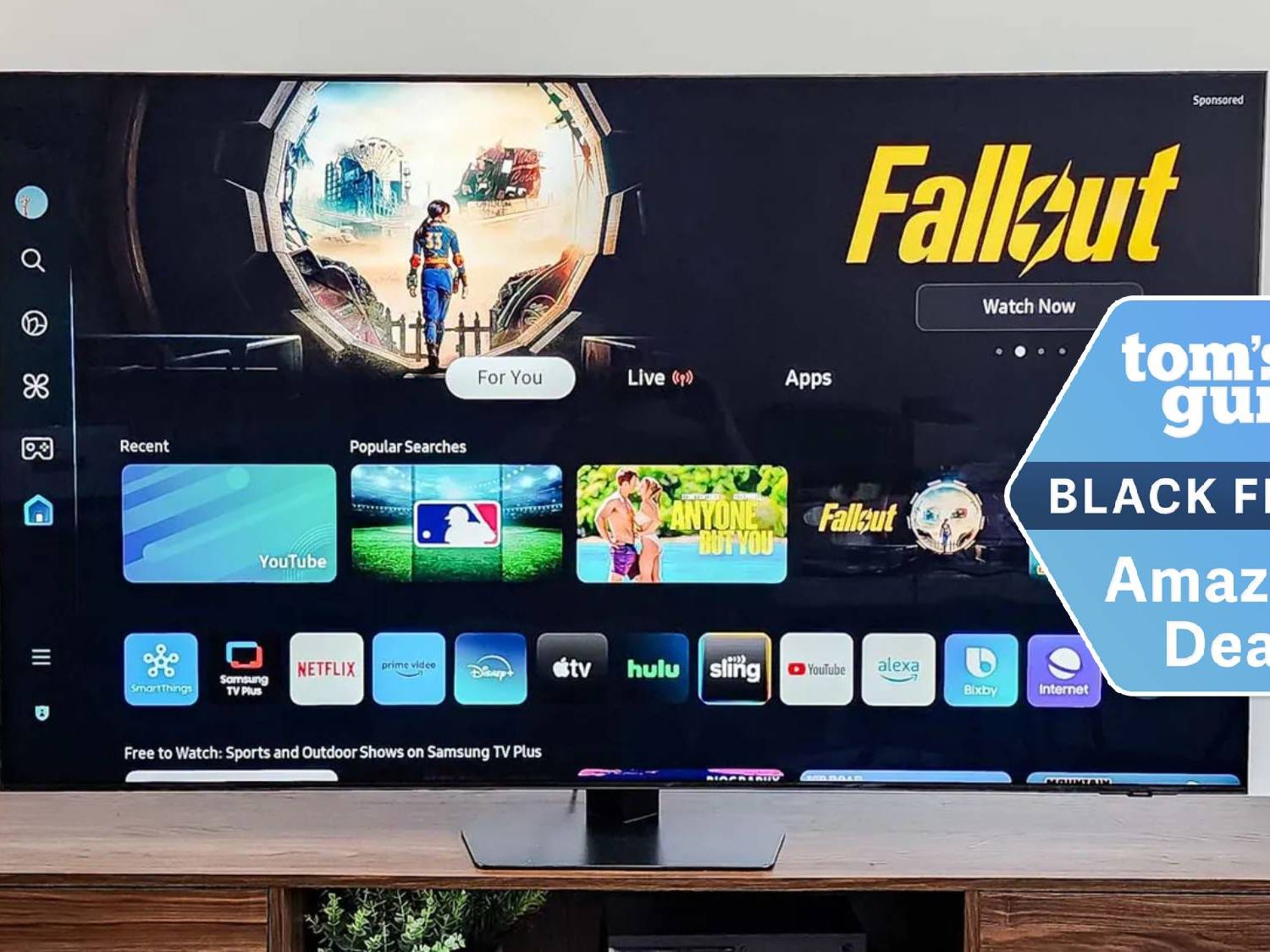 Hurry! This stunning Samsung QLED TV is $800 off in Amazon's Black