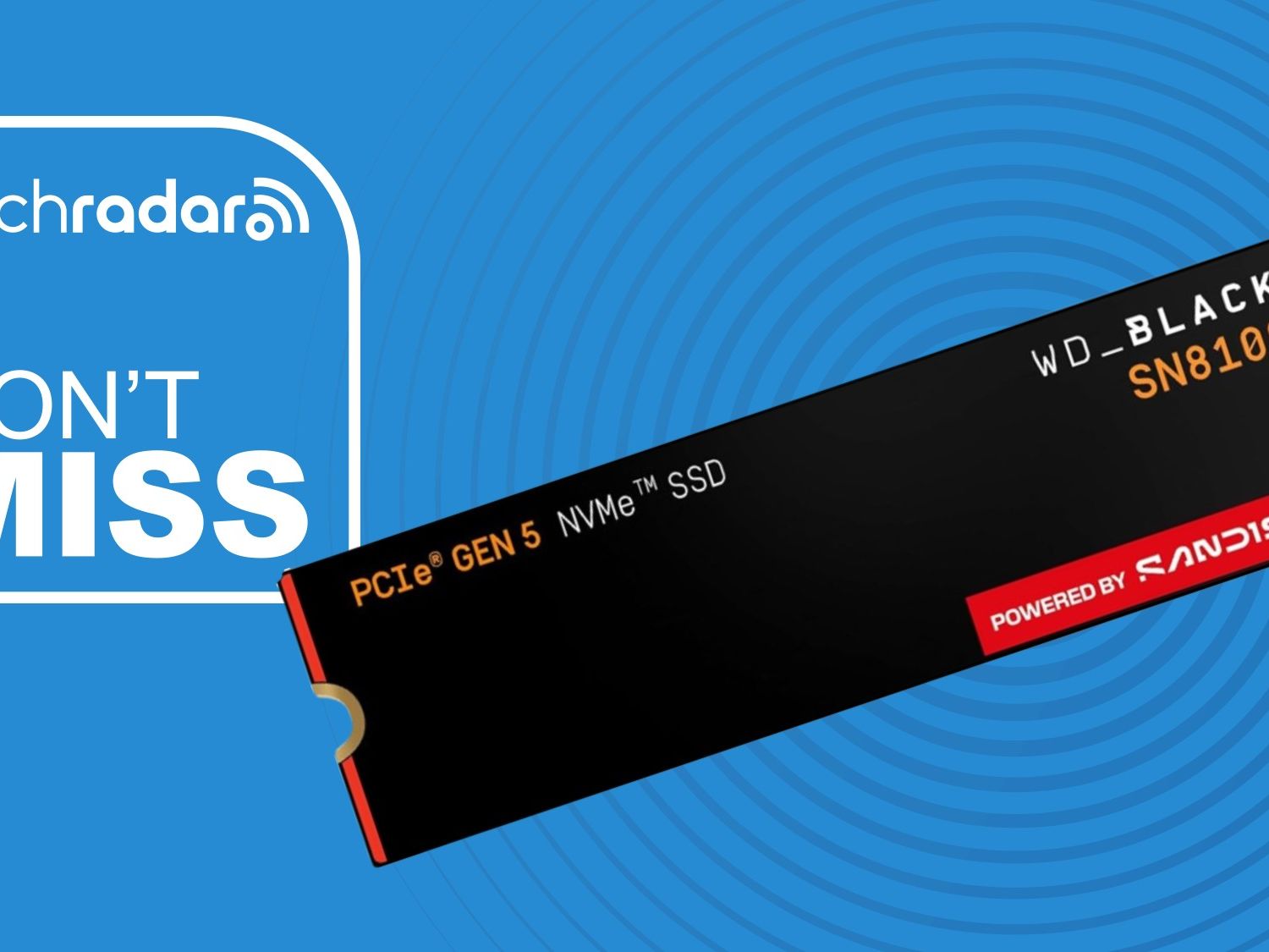 Save on WD-Black's blazing-fast SN8100 2TB Gen 5 SSD | TechRadar