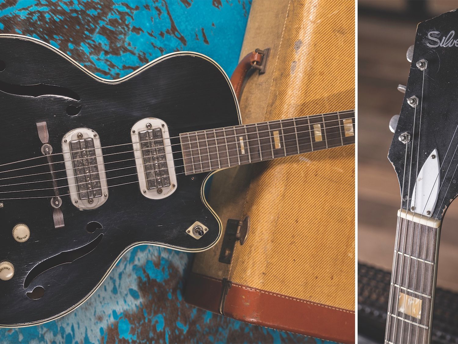 ギター Silvertone H1427 H63 Espanada P-13 The H63 had everything a player needed to get the job done