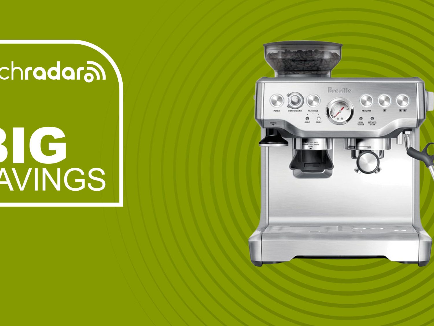 Don't miss out again — the excellent Breville Barista Express is
