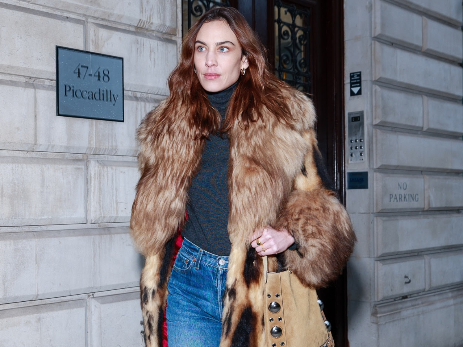 Mink Coat Aライン 衿ギャザー　シェアードミンク　XL〜2XL相当 Alexa Chung just wore the ultimate Penny Lane coat, and we're
