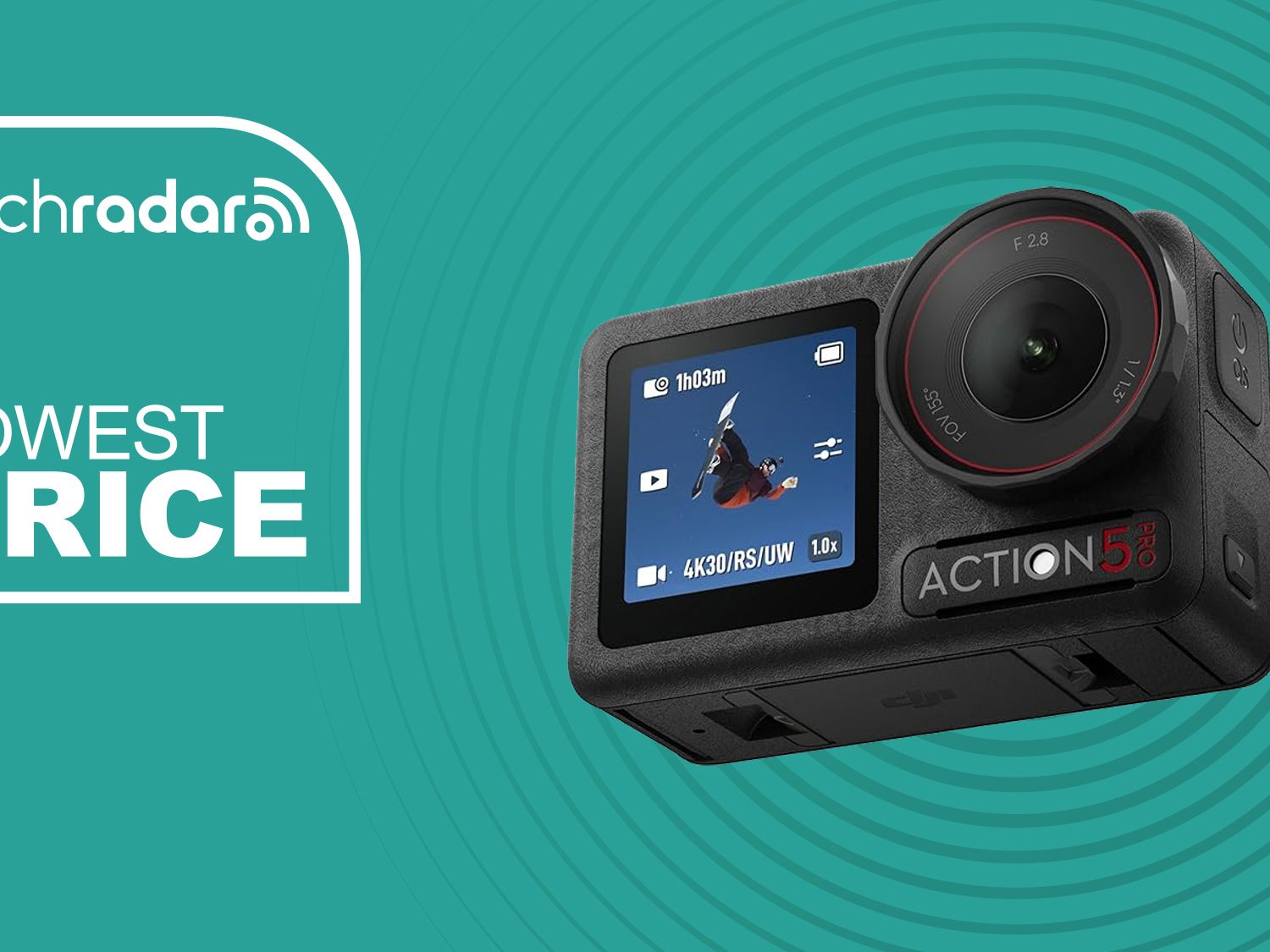 Amazear Draagtas voor DJI Osmo Action 5 Pro, DJI Action 5 Pro Accessoires Beschermtas Compacte Harde Opbergtas Draagbaar voor Reizen, Compatibel met Action 3, Action 4 Camera, Zwart