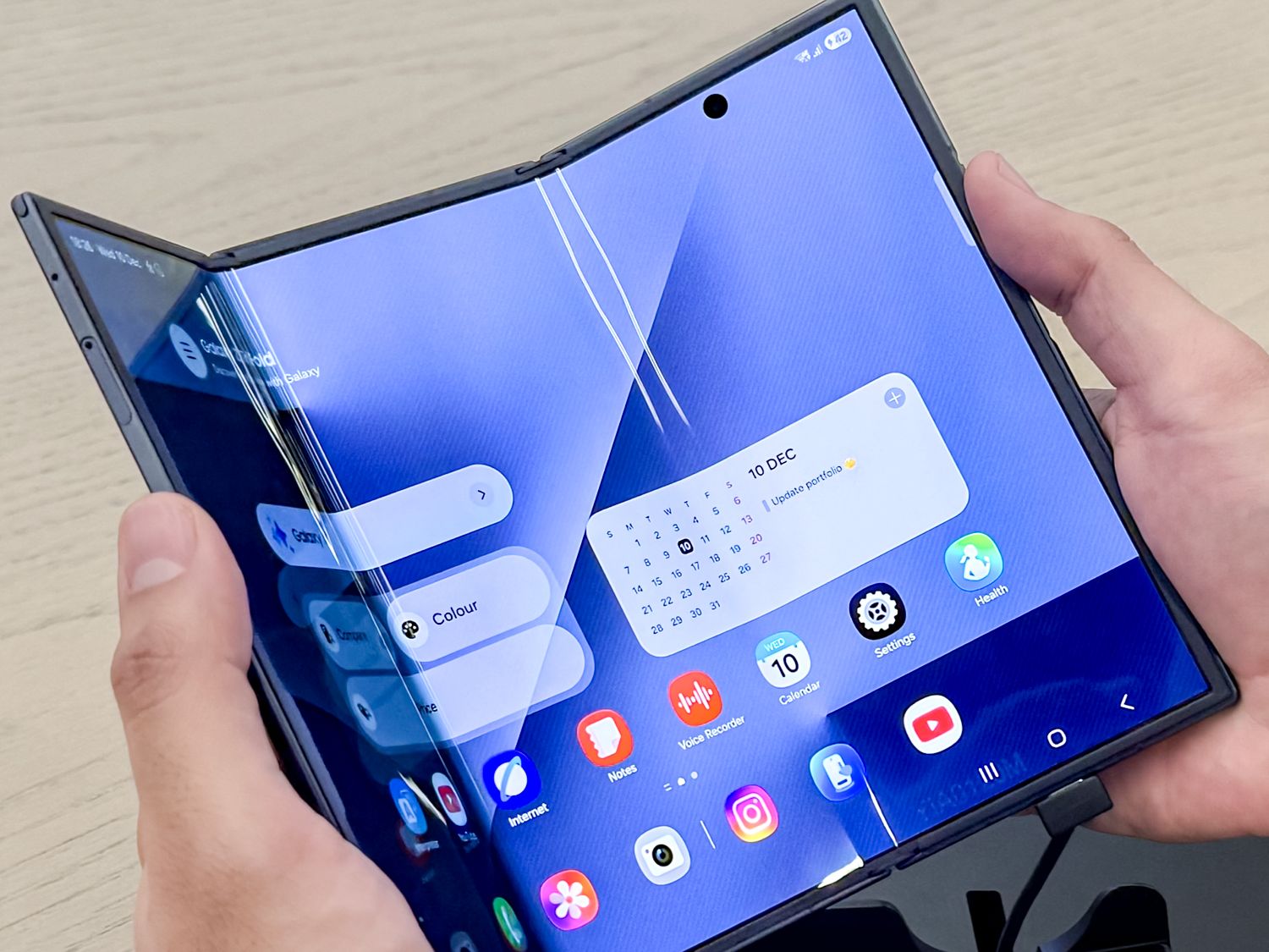 I went hands-on with the Galaxy Z TriFold — here's what impressed