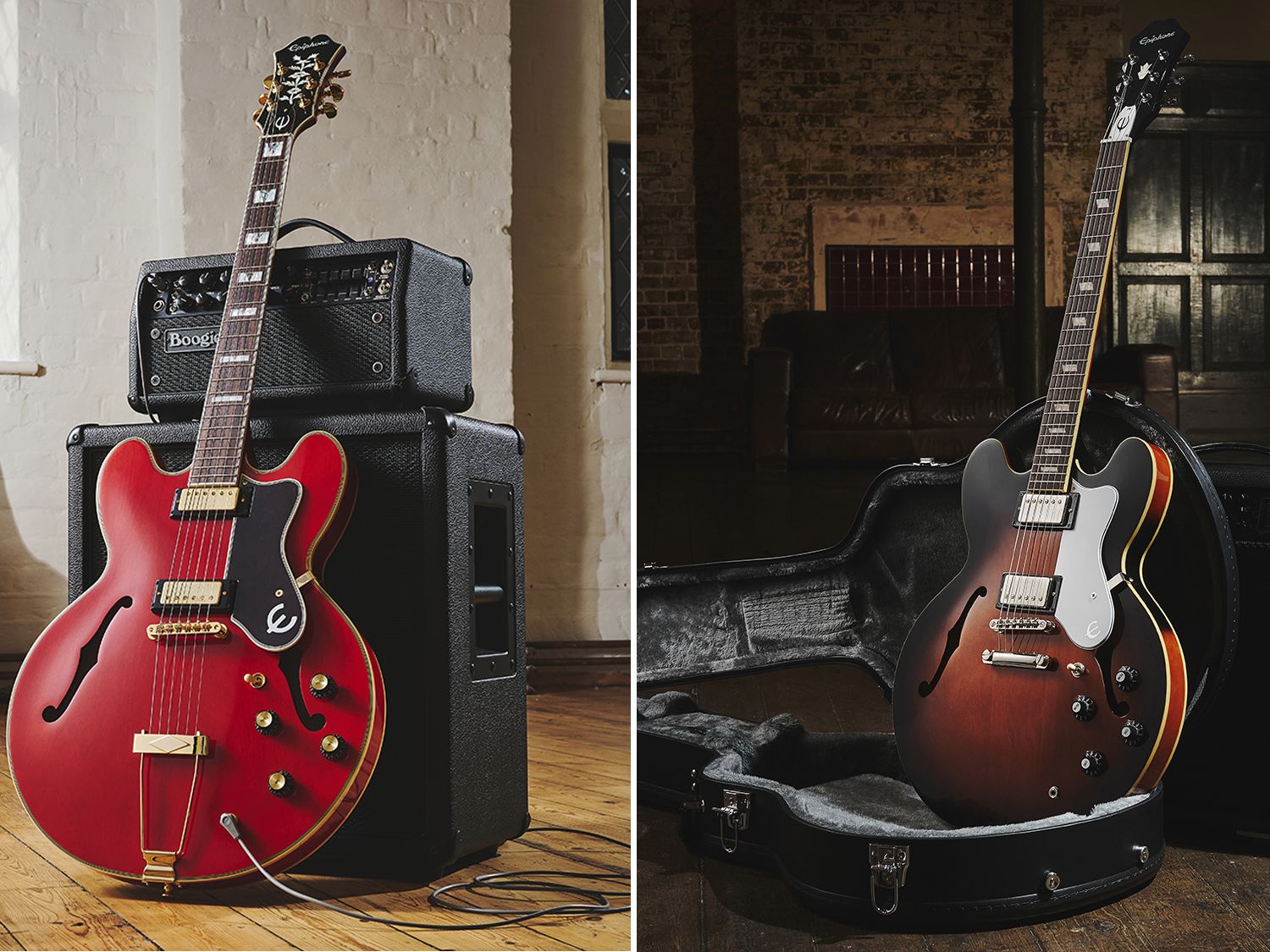 ギター Epiphone Riviera BoneHead oasis What a day to be an Oasis fan, as Gibson launches wider-release