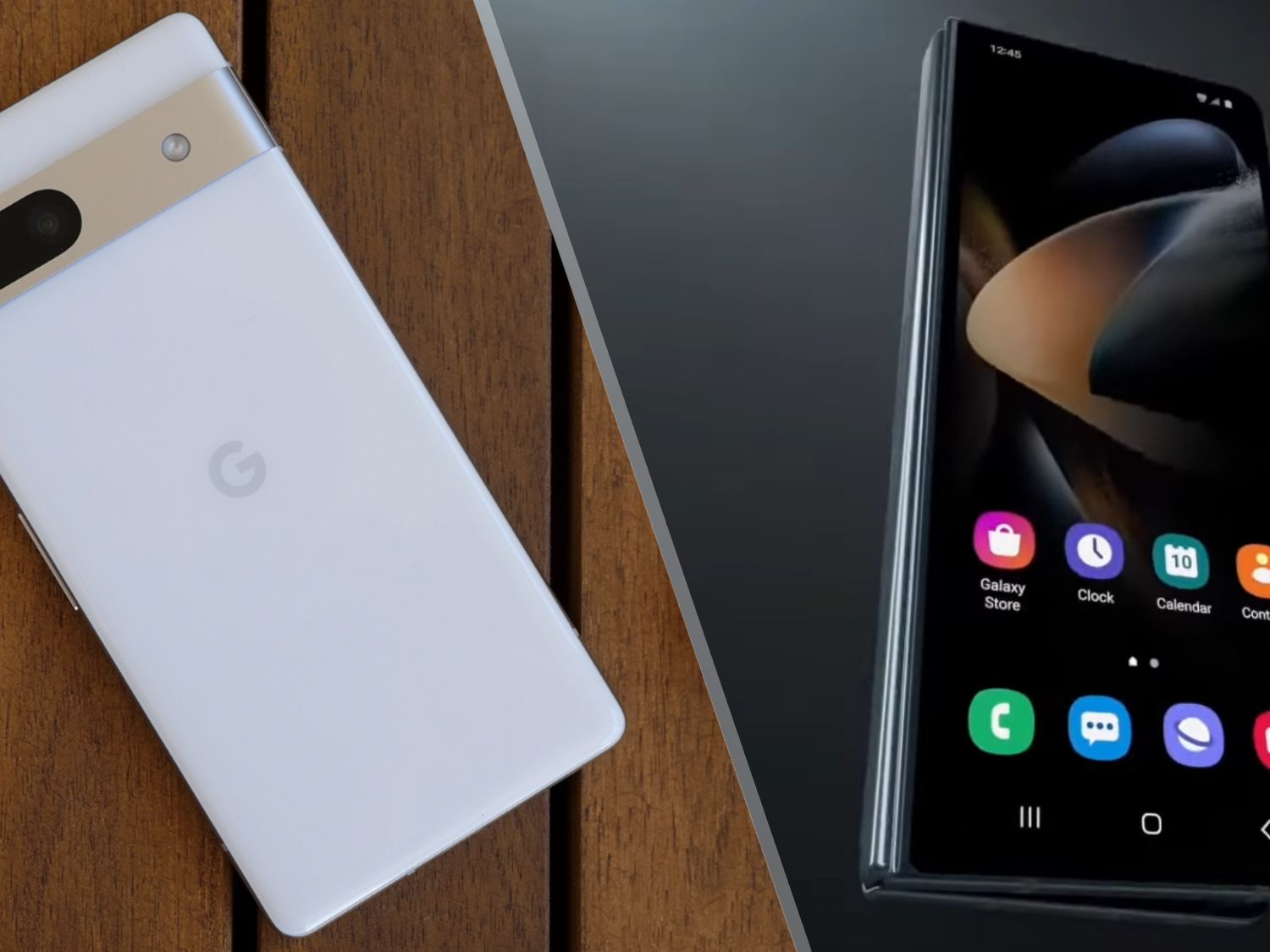 The Galaxy Z Fold 4 vs. Pixel 7a — can Google's cheapest phone