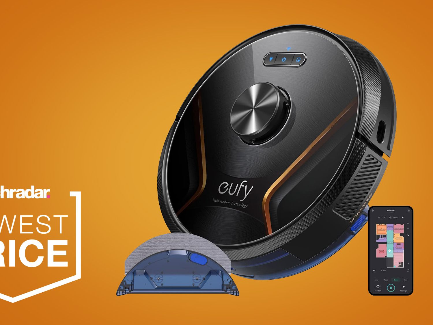 This Eufy robot vacuum that can also mop is back to its (almost