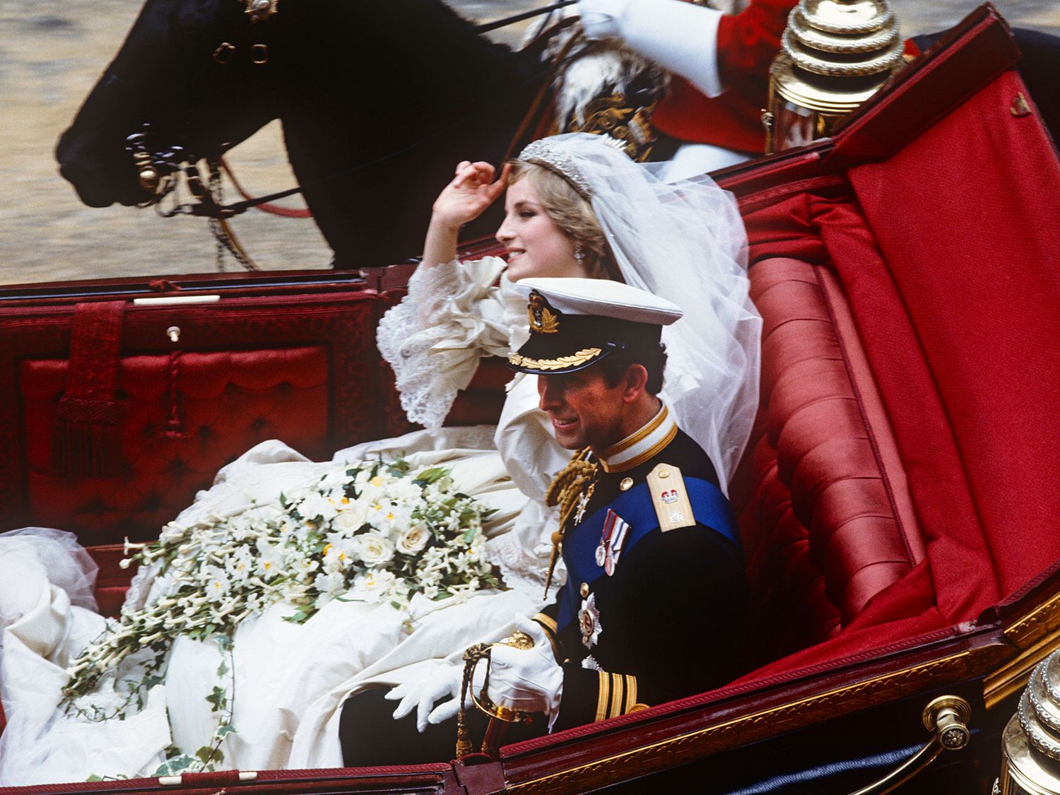 open lace back dress Diana Princess of Wales Bridal Tiara Wedding Crown | Eden Luxe Bridal Tiara