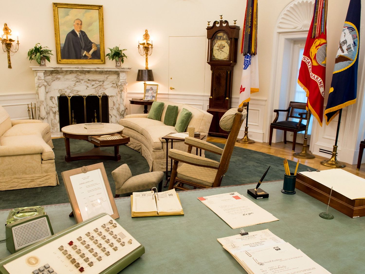 Eisenhower Library Oval Office