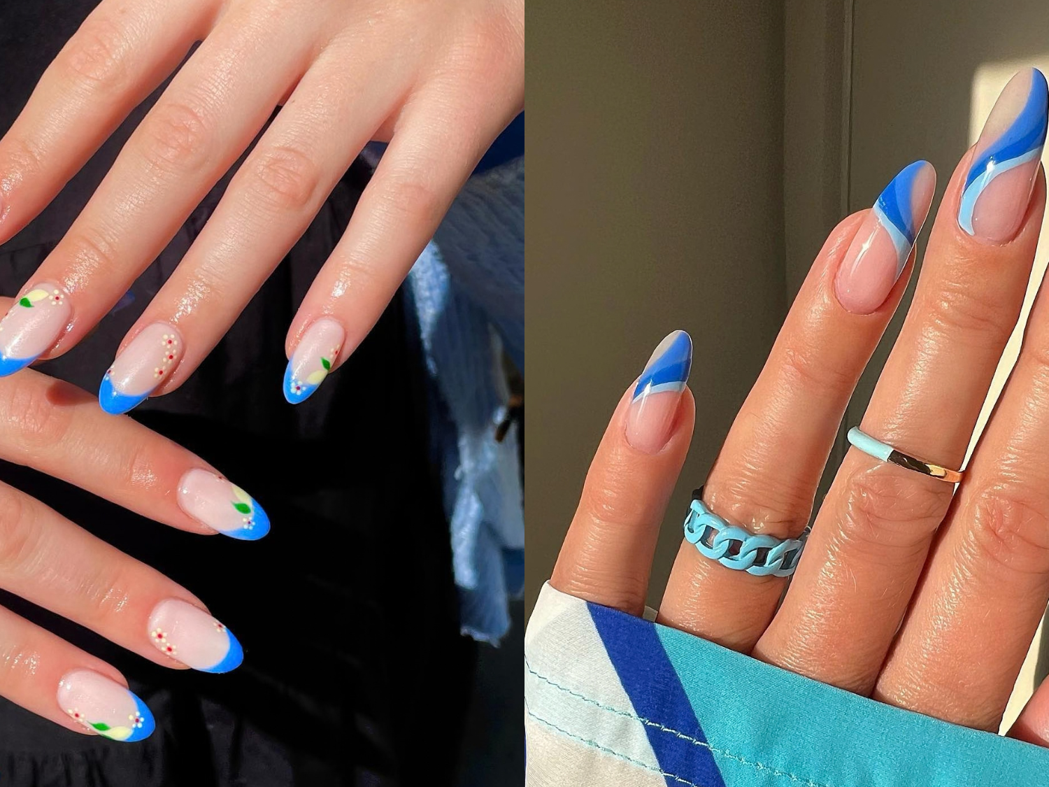 Blue Nails Are Trending19 French Tip Ideas to Try ASAP | Who What Wear