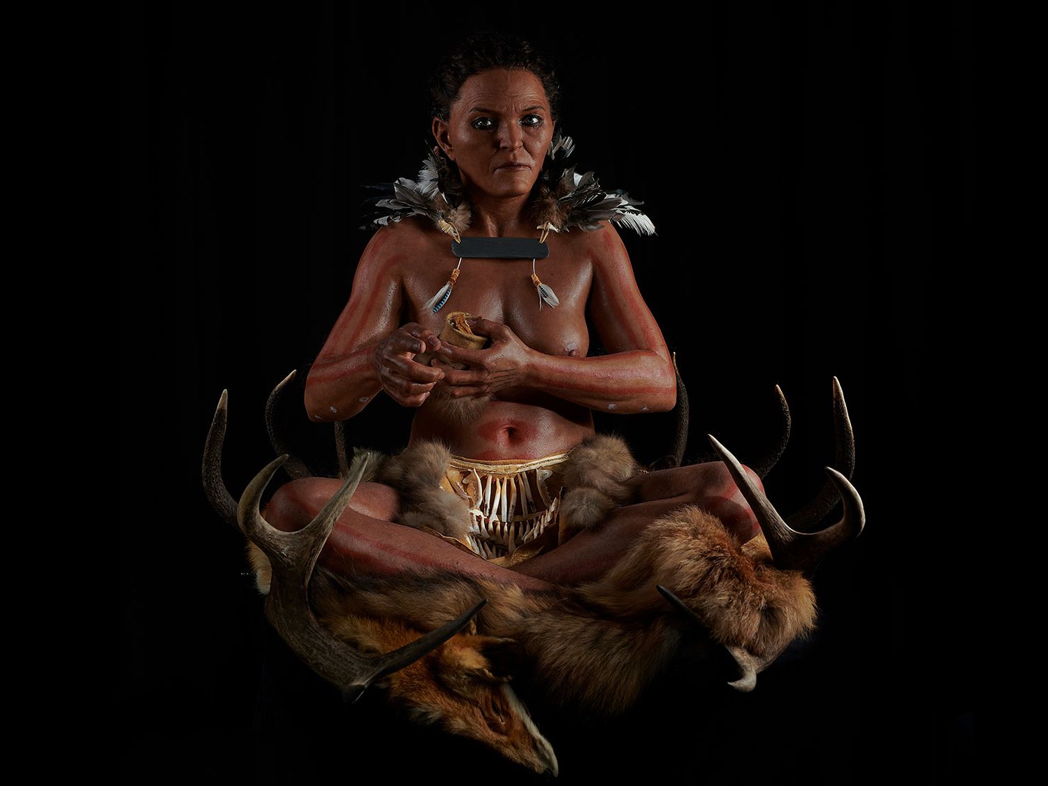 Ancient 'Shaman' Woman's Piercing Gaze Brought to Life in Stunning  Reconstruction | Live Science, image size:1500x1125