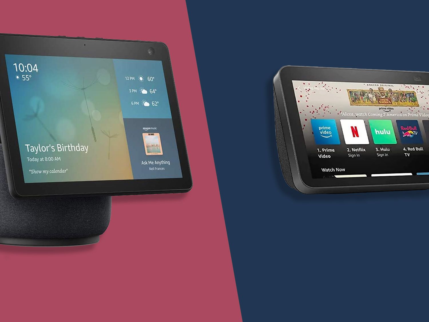 Amazon Echo Show 10 vs Echo Show 8 (2nd generation): which smart