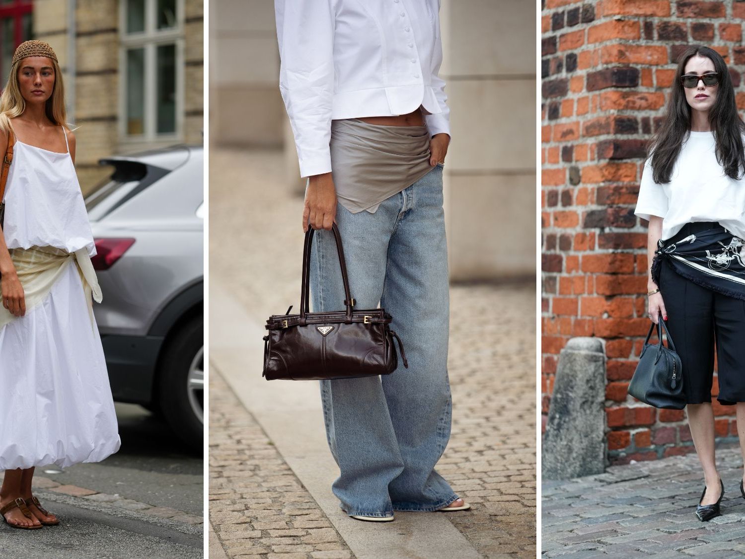 How And Why To Style A Silk Scarf Around Your Waist | Marie Claire UK