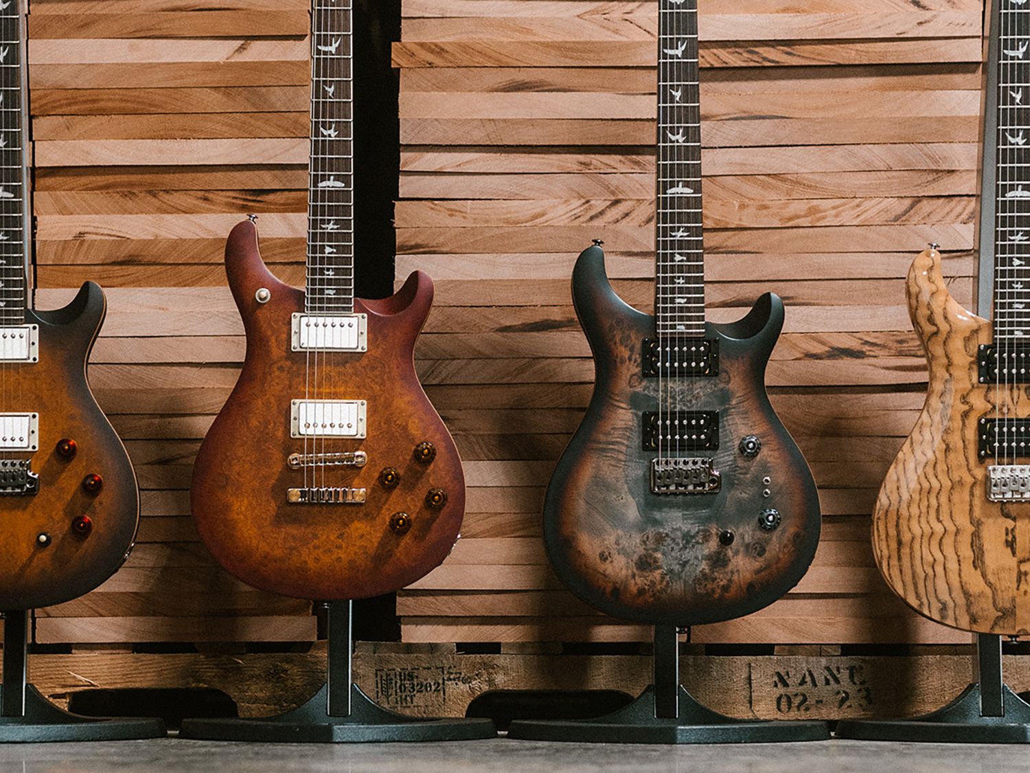 PRS gives four SE electric guitars an exotic wood makeover