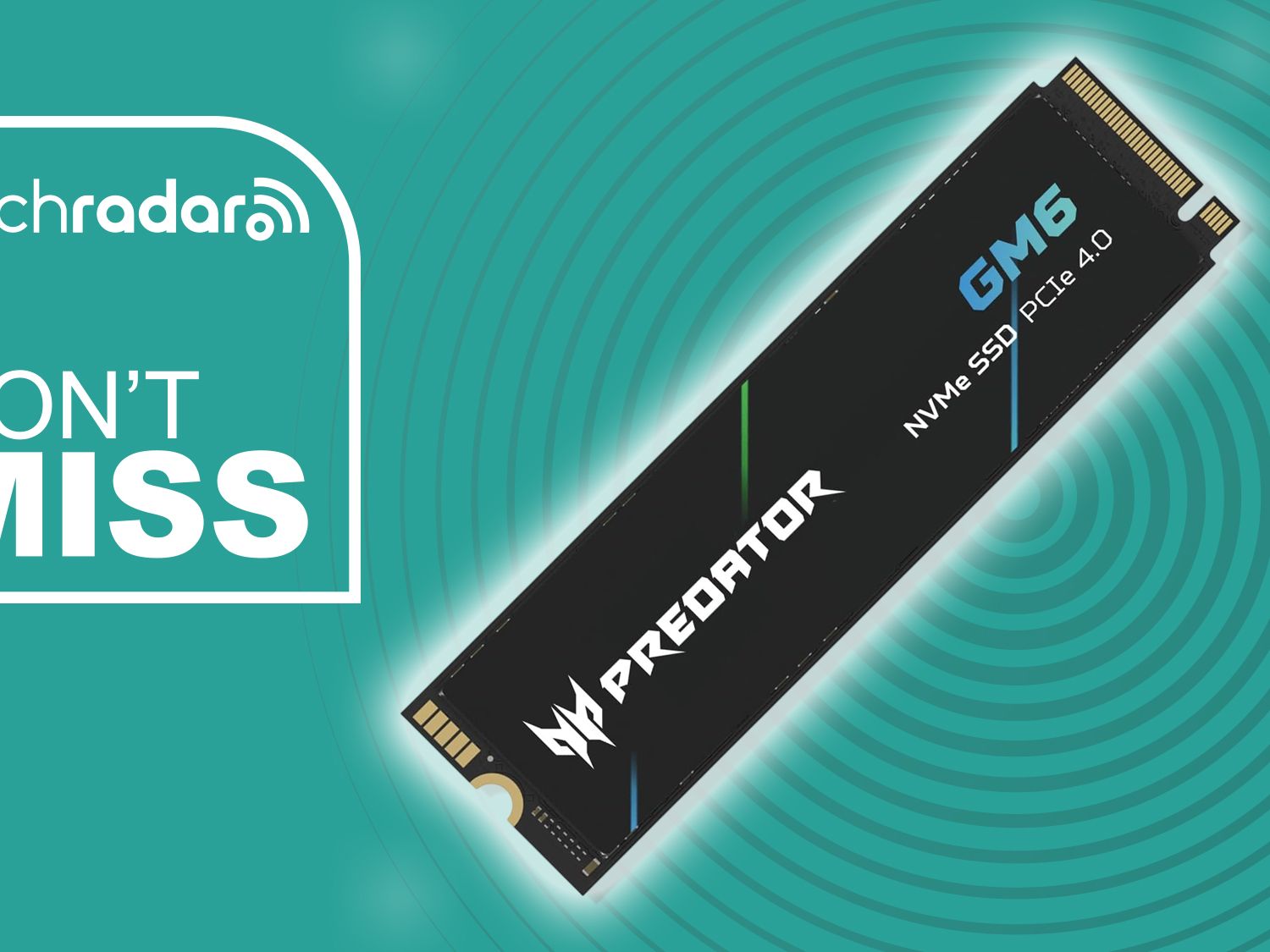 内蔵型SSD PREDATOR GM6 1TB SSD acer Predator GM6 1TB M.2 NVMe PCIe 4.0 SSD - Read Speed up to