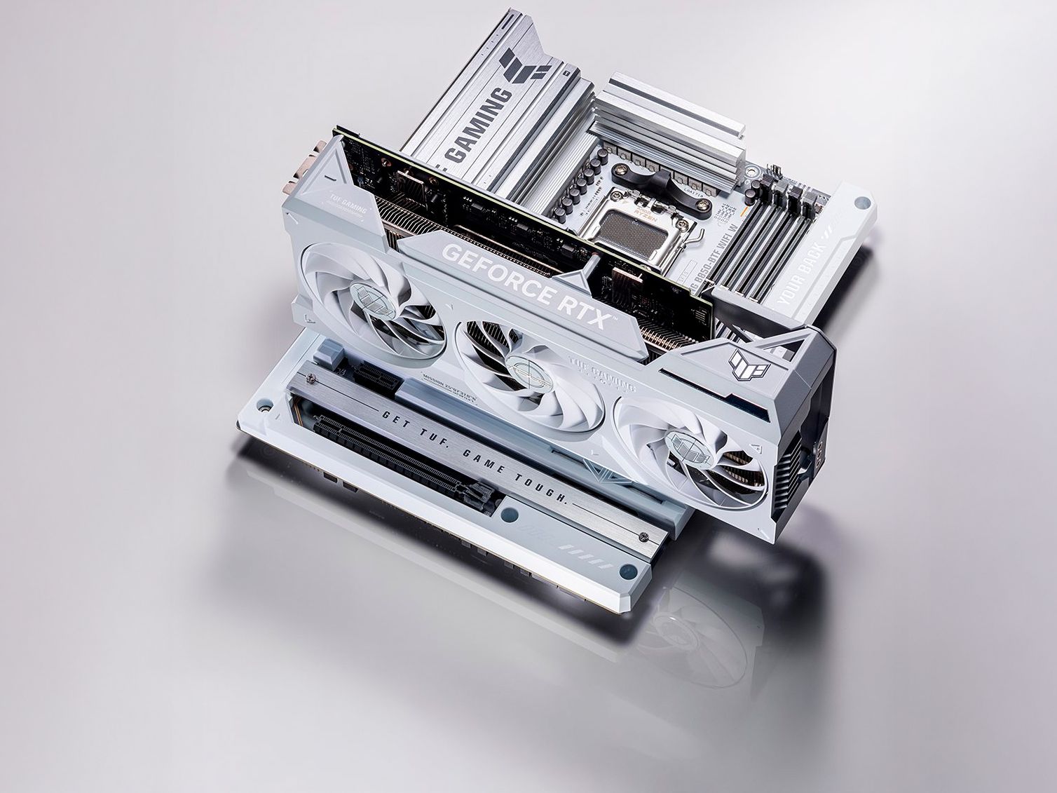 Asus reveals AMD B850 motherboard with custom 600W GPU slot and